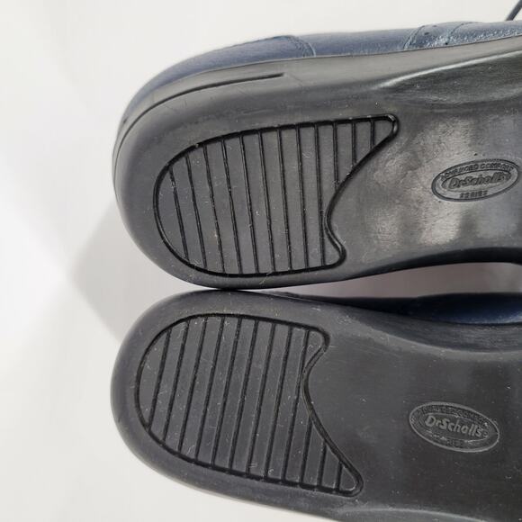 Womens Dr. Scholls Lace Up Shoes 9 M Double Air Pillow Insoles Comfort Navy Blue - Picture 8 of 9